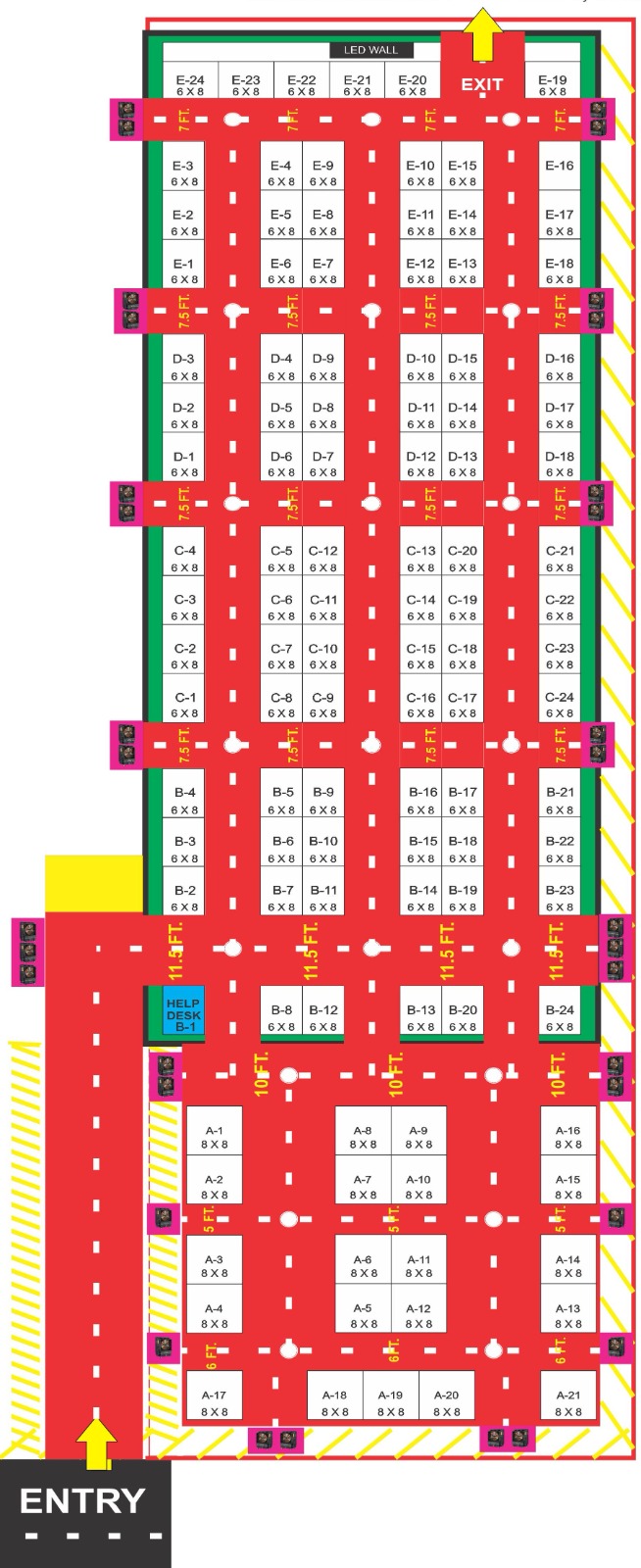 Bandhan Bazaar Layout Map